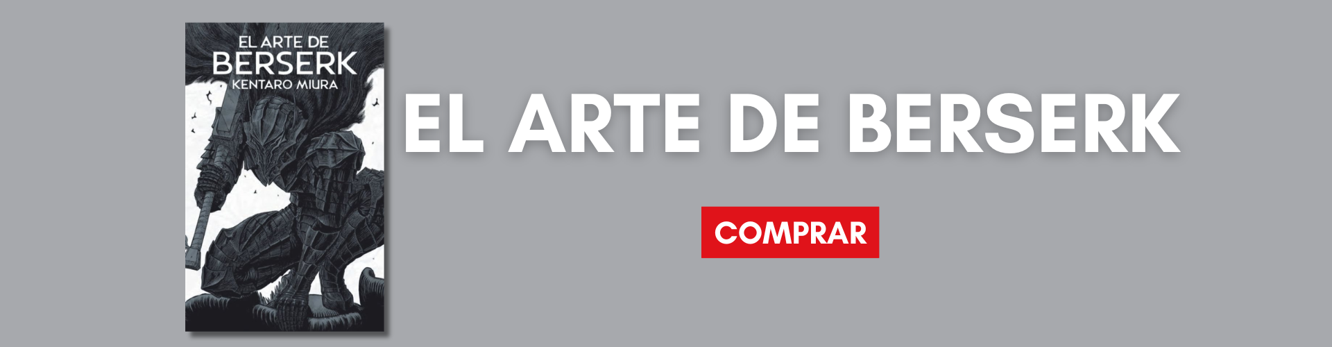 Image alt que promociona el libro de arte de berserk